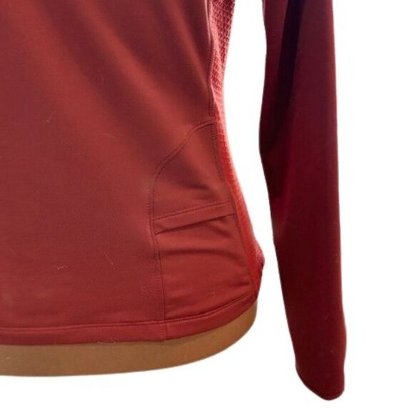 The North Face Long Sleeve Running Shirt in Burgundy – Size Small - Picture 6 of 10